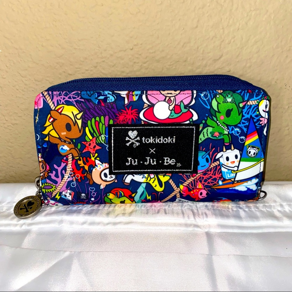Toki Doki X Ju Ju Be Zipper Be Spendy Wallet Sea Punk Print
